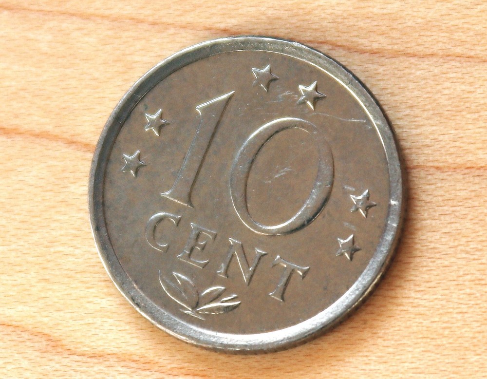 1970 Netherlands Antilles 10 Cents