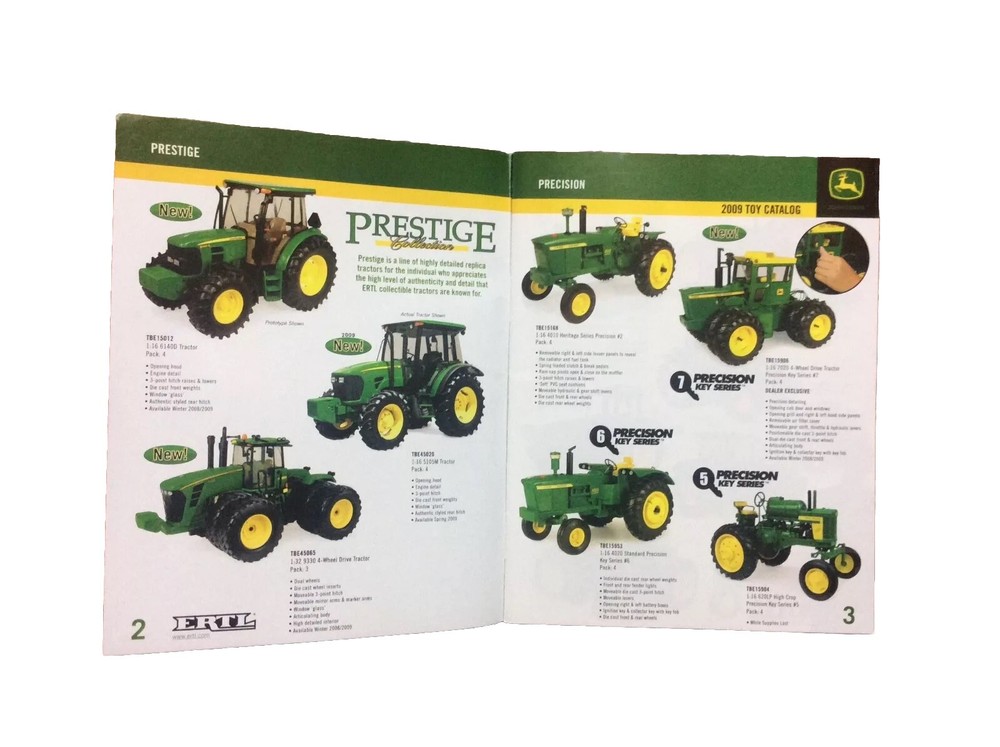 2009 John Deere Pocket Ertl Toy Book