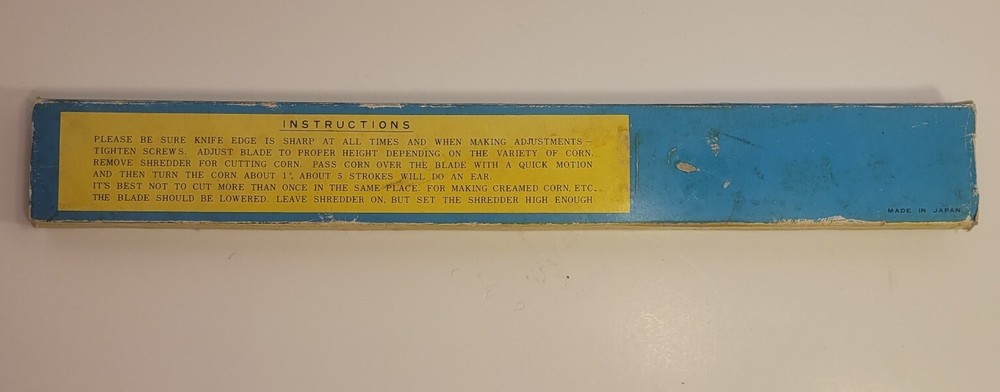 Kitchen Utensil- Corn Stripper - Used - Vintage - Includes Box - Uniquely Fun!