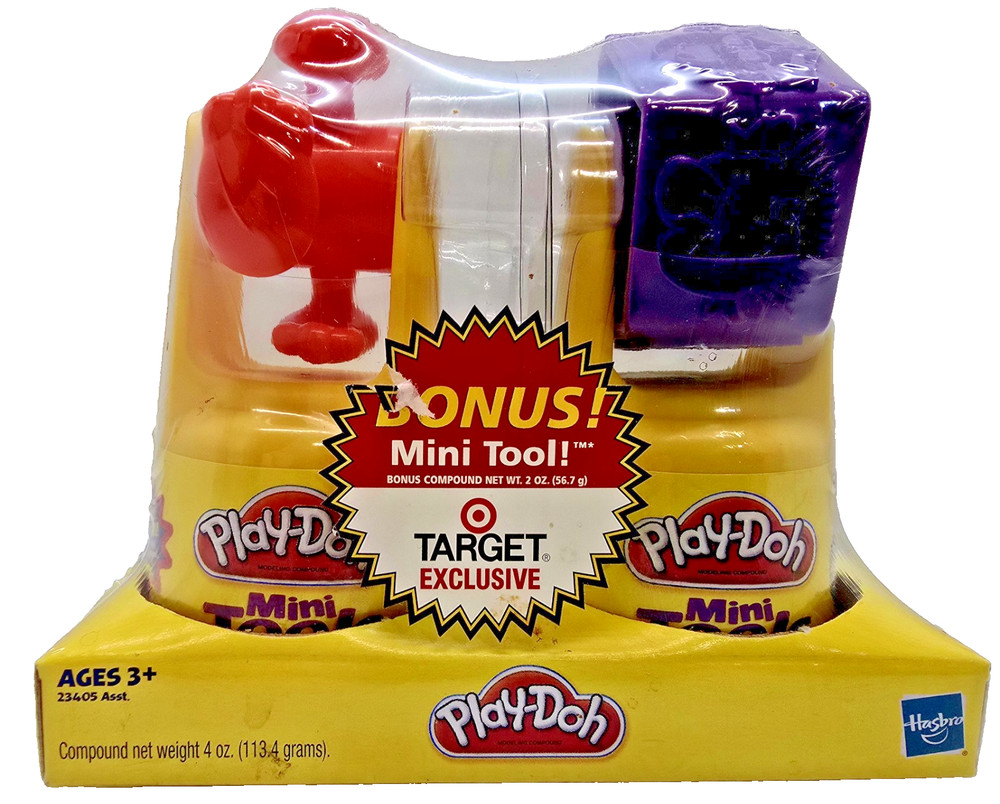 Play-Doh Mini Tool Set/2 Target Exclusive 2003 NIB