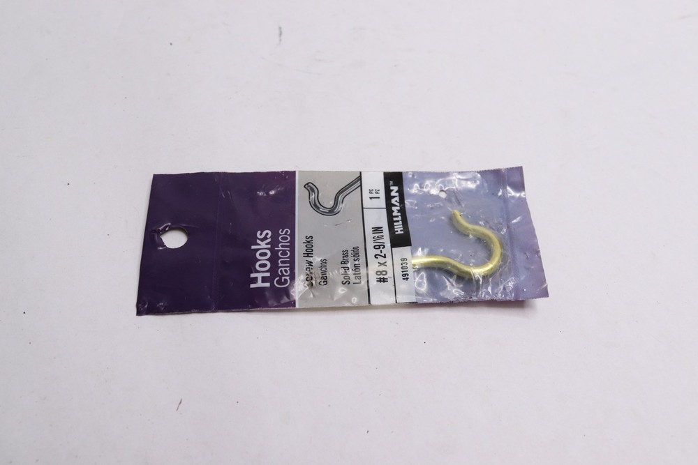 2-Pack -Hillman Screw Hooks Steel 491039