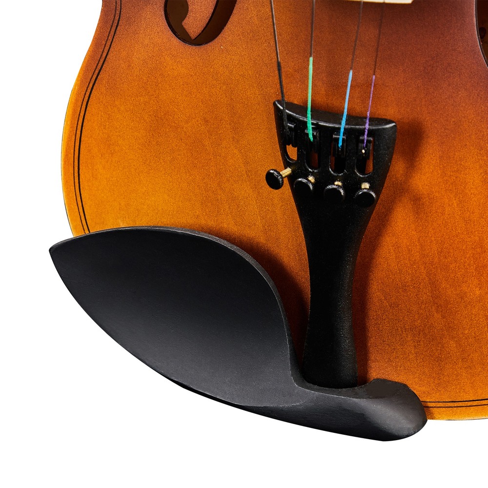 3/4 acoustic violin set (includes case, rosin, tuner, strings, and tone marks)