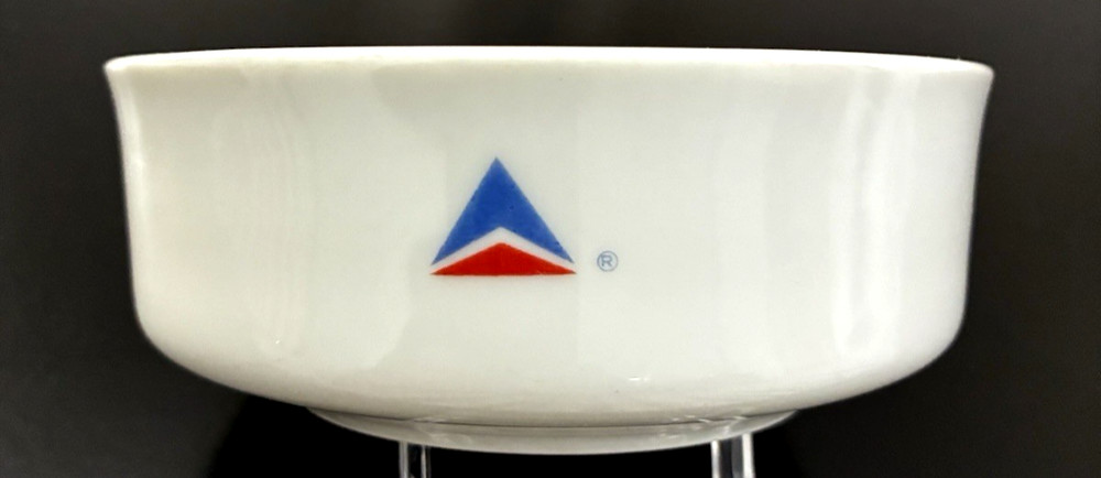 VINTAGE DELTA  AIR LINES ABCO TABLEWARE BOWL FIRST CLASS