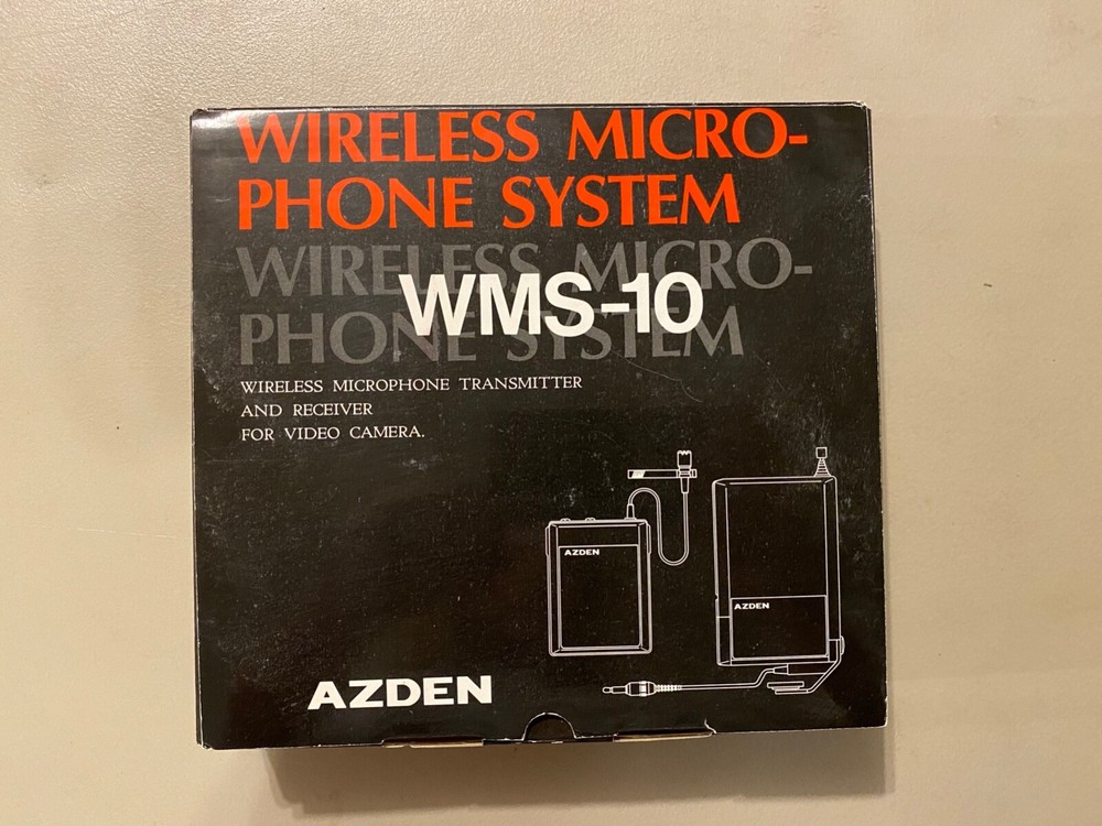 Azden Wireless Micro-Phone System WMS-10, NEW