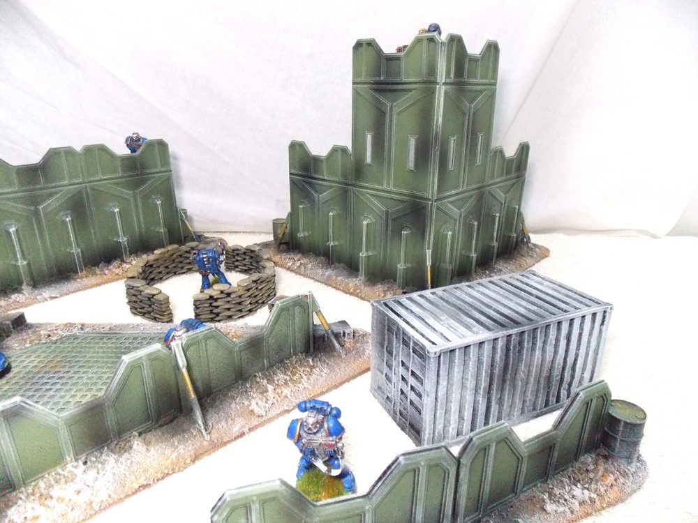 WARGAMING TERRAIN PAINTED BUNDLE 9 PIECE SET...ADVANCE ORDERS
