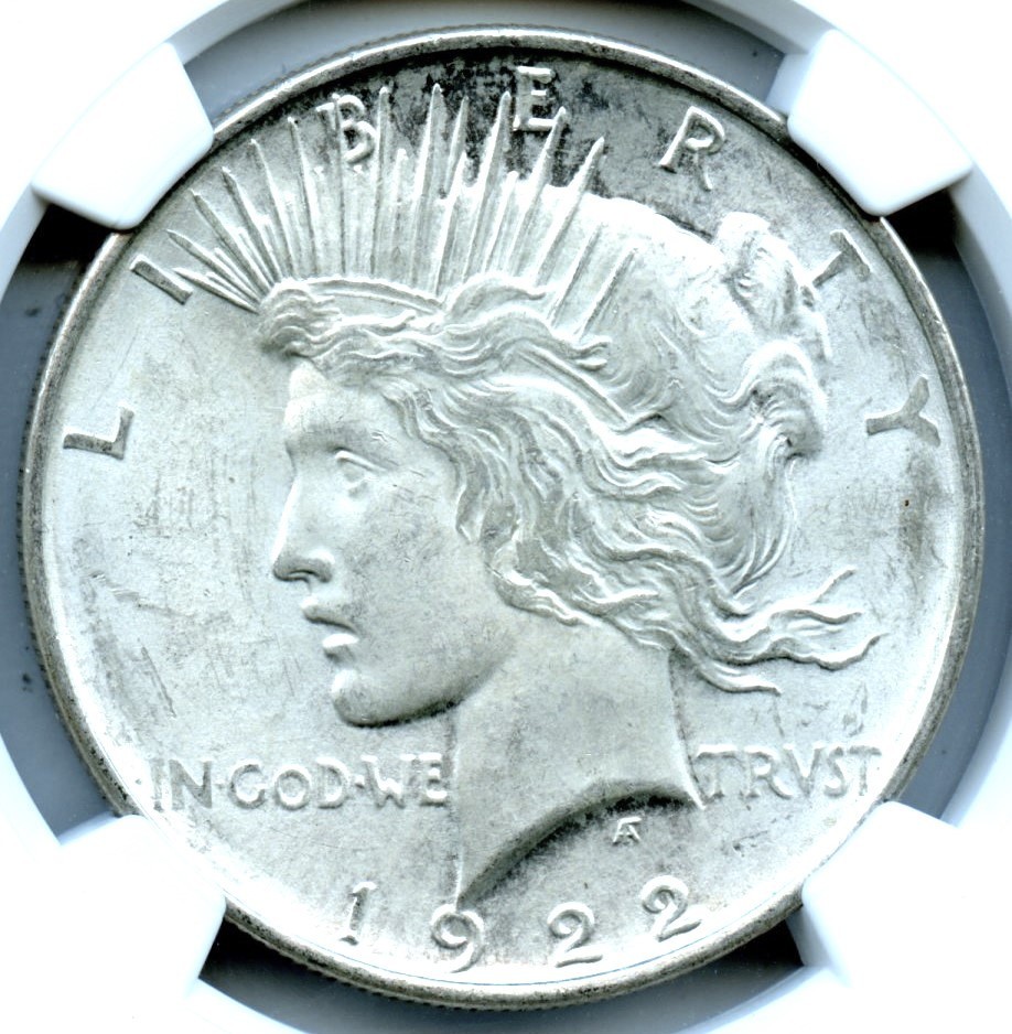 1922-D Peace Dollar, NGC MS 64