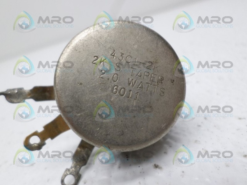 CLAROSTAT 43C1-2K POTENTIOMETER UNMP