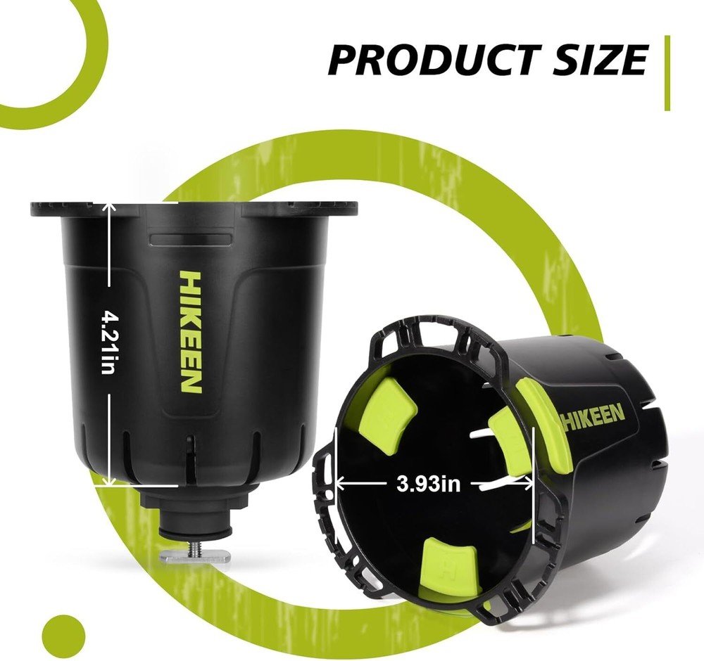 Kayak Cup Holder with Rubber Tab, Multi-Functional Cup Holder for Drink Holder