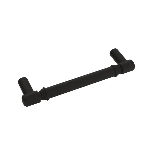 (5 Pack) 3-3/4 inch Aegean Pull Flat Black