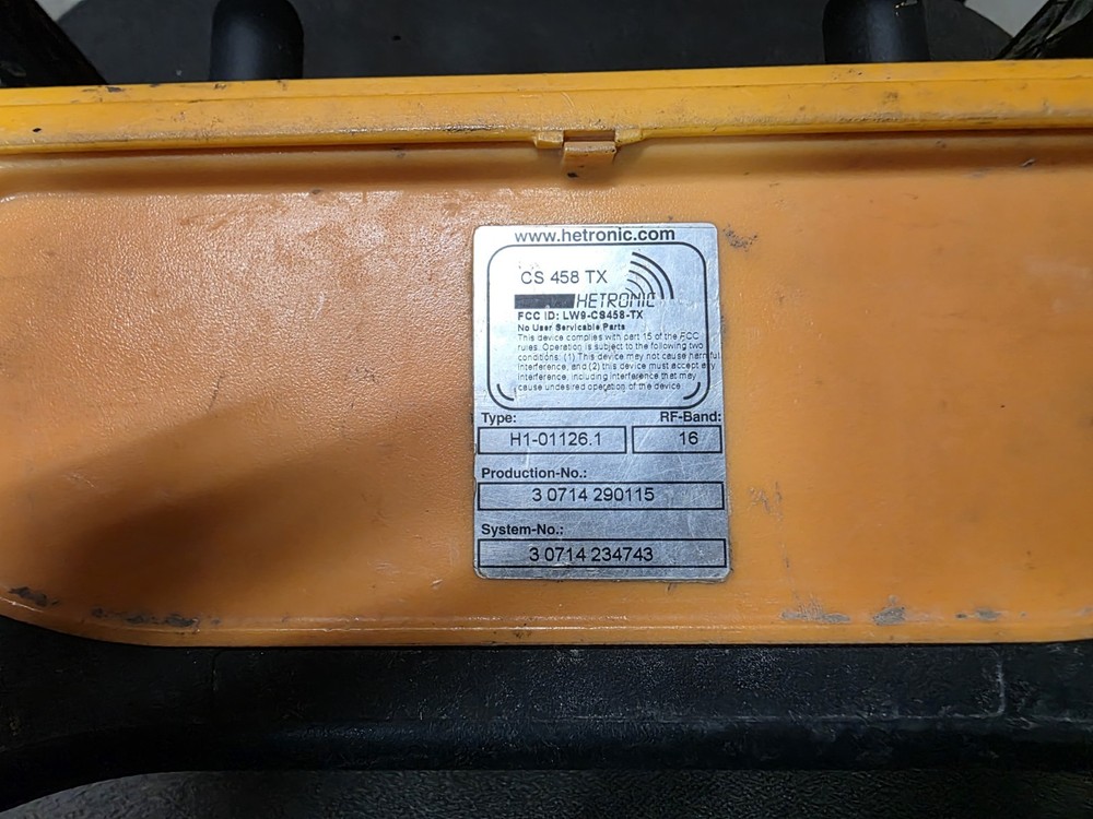 Altec HETRONIC CS 458 Remote Control