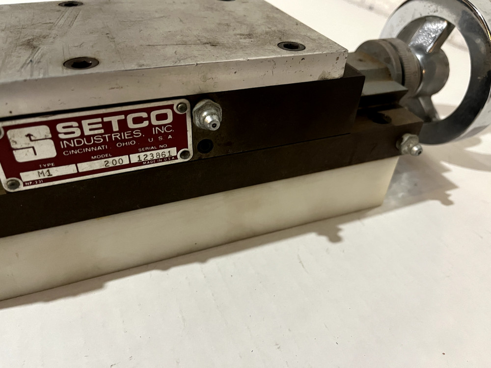 Setco M1 Model 200 Precision Dovetail Slide