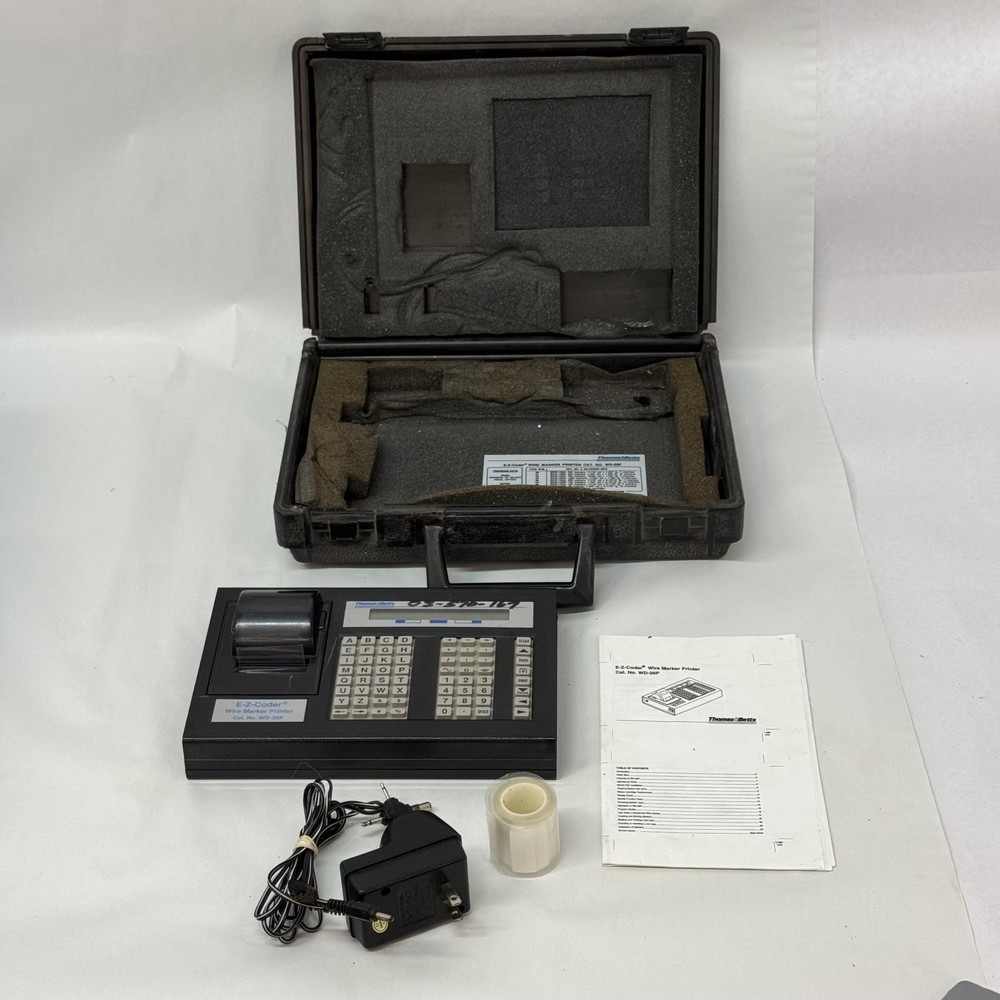 Thomas & Betts E-Z-Coder Wire Marker Printer WD-25P