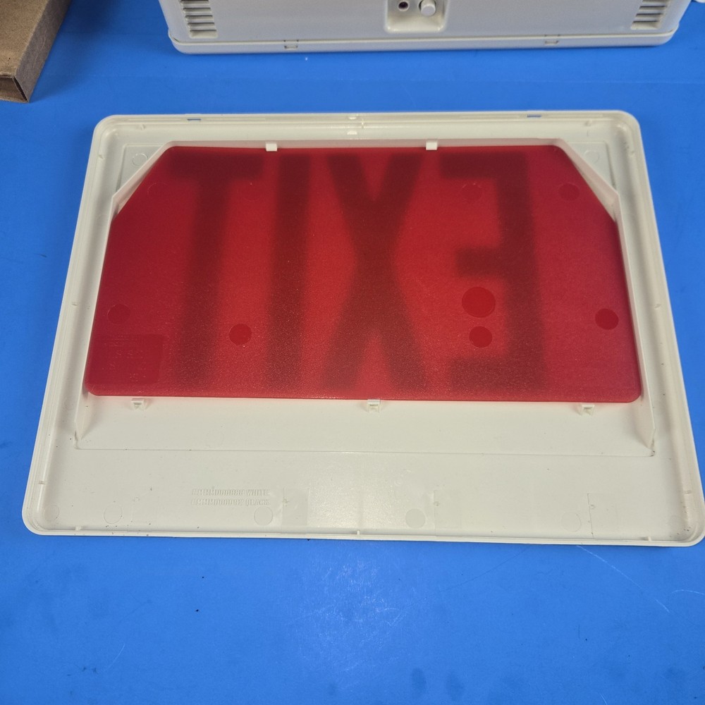 Lithonia Quantum Light Up Exit Sign Hard Wired Two Sided NOS. READ.
