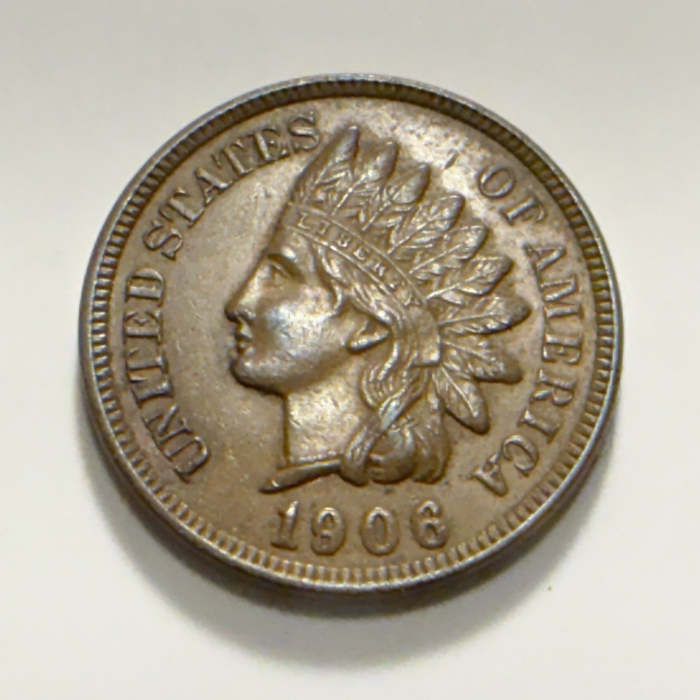 1906 Indian Head Cent - Uncirculated Nice Original Copper