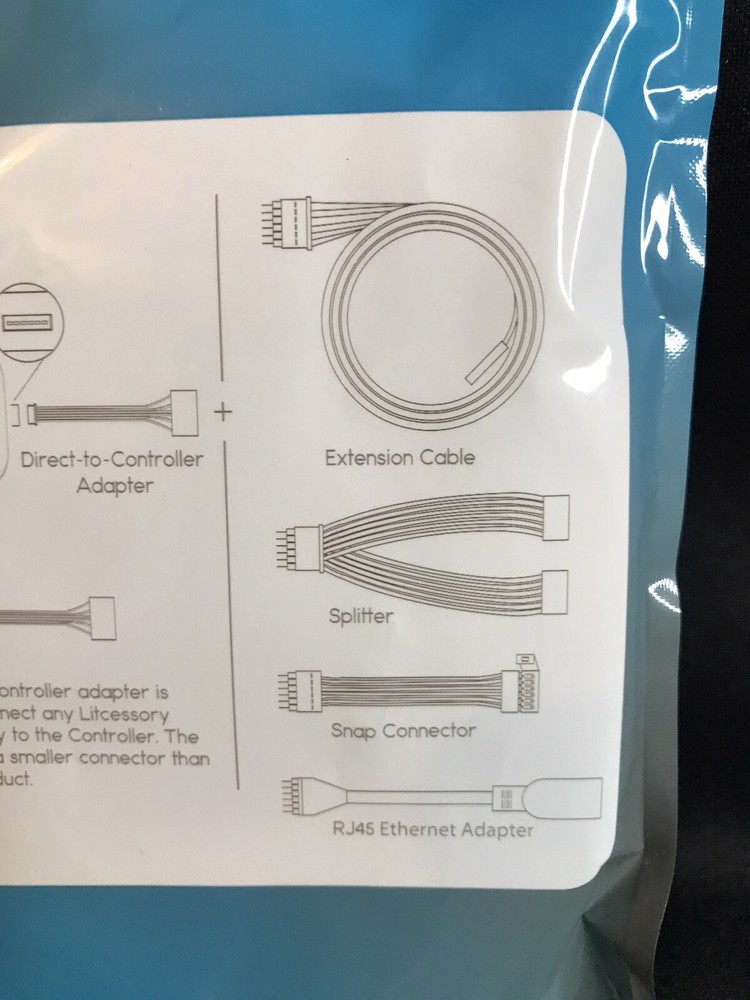Litcessory Extension Cable for Philips Hue Lightstrip Plus White 3m 10ft 2 Pack