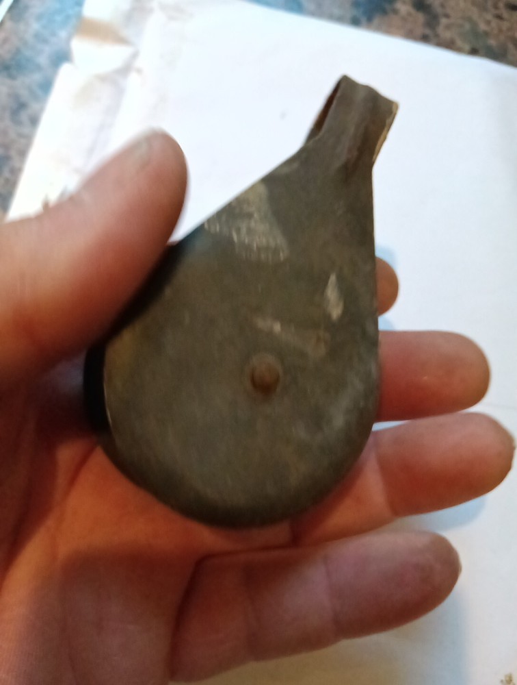 Two Vintage / Antique Tin And Ceramic Large Pulleys
