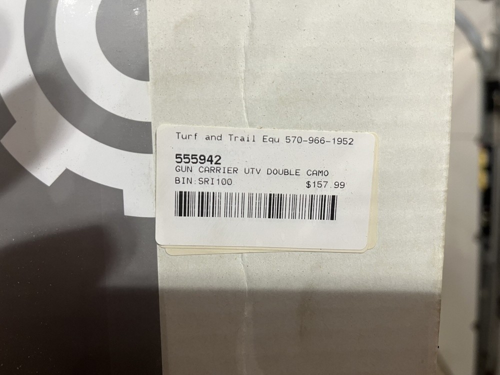 Side By Side Rifle And Storage Case