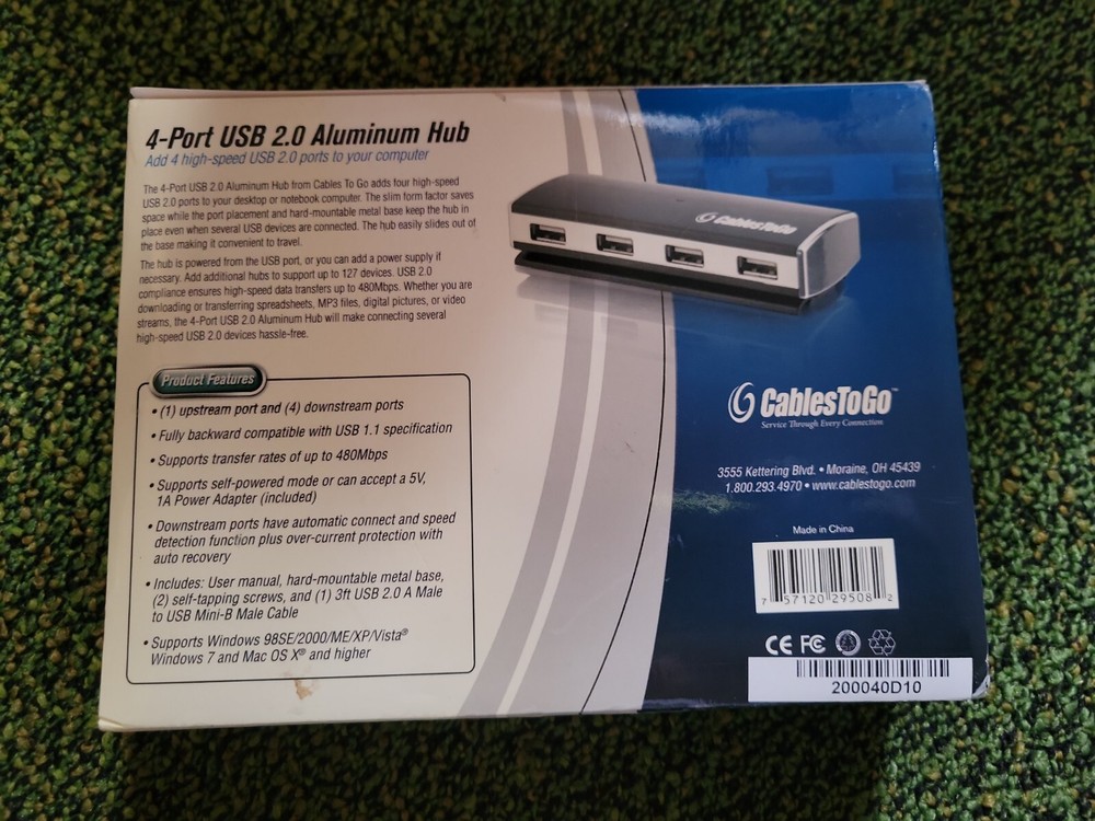 Cables to Go (29508) 4-Ports External Hub New