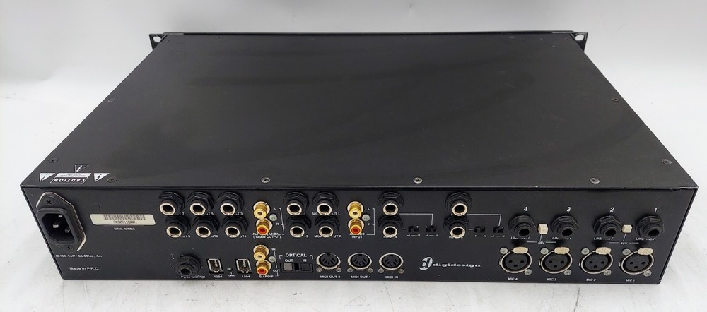 Digidesign Digi 002 Rack Firewire Audio Midi Digital Recording Interface