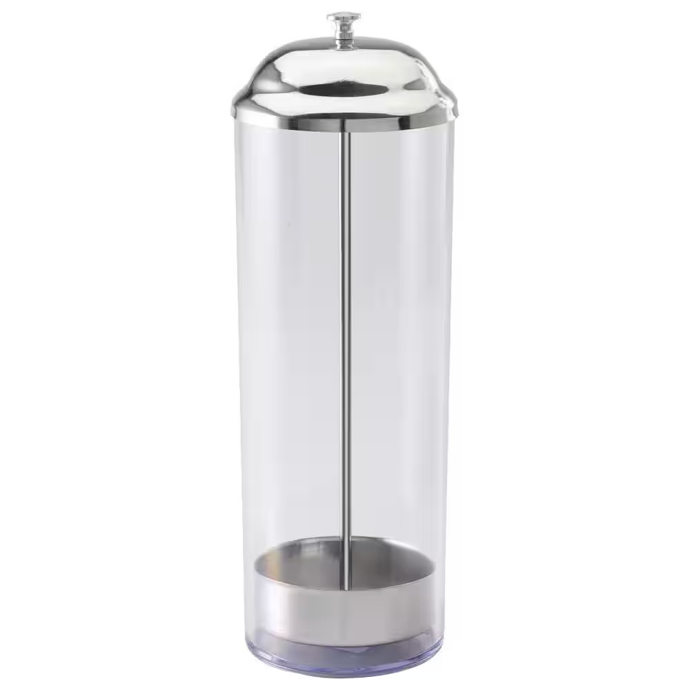 Stainless Steel Straw Dispenser with Top