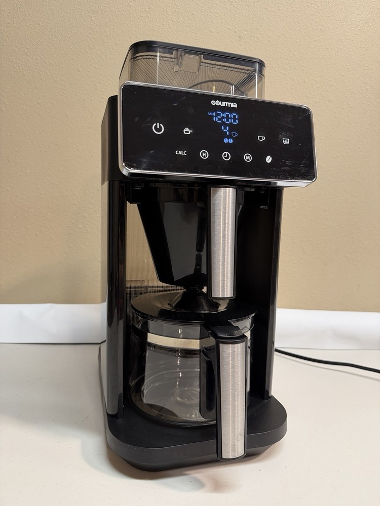 10-Cup Grind & Brew Coffee Maker – Built-in Adjustable Grinder, Programmable