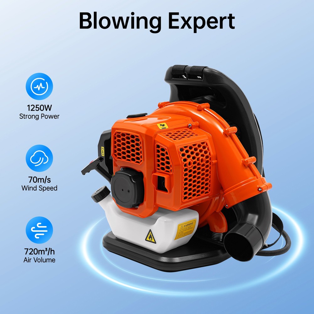 Commercial Gas Leaf Blower Backpack Gas-powered Backpack Lawn Grass Blower NEW