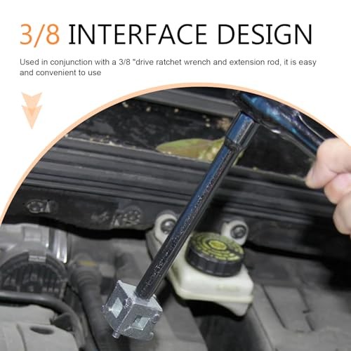 Cube Brake Caliper Compression Tool, 3/8" Steel Car Rear Disc Brake Piston