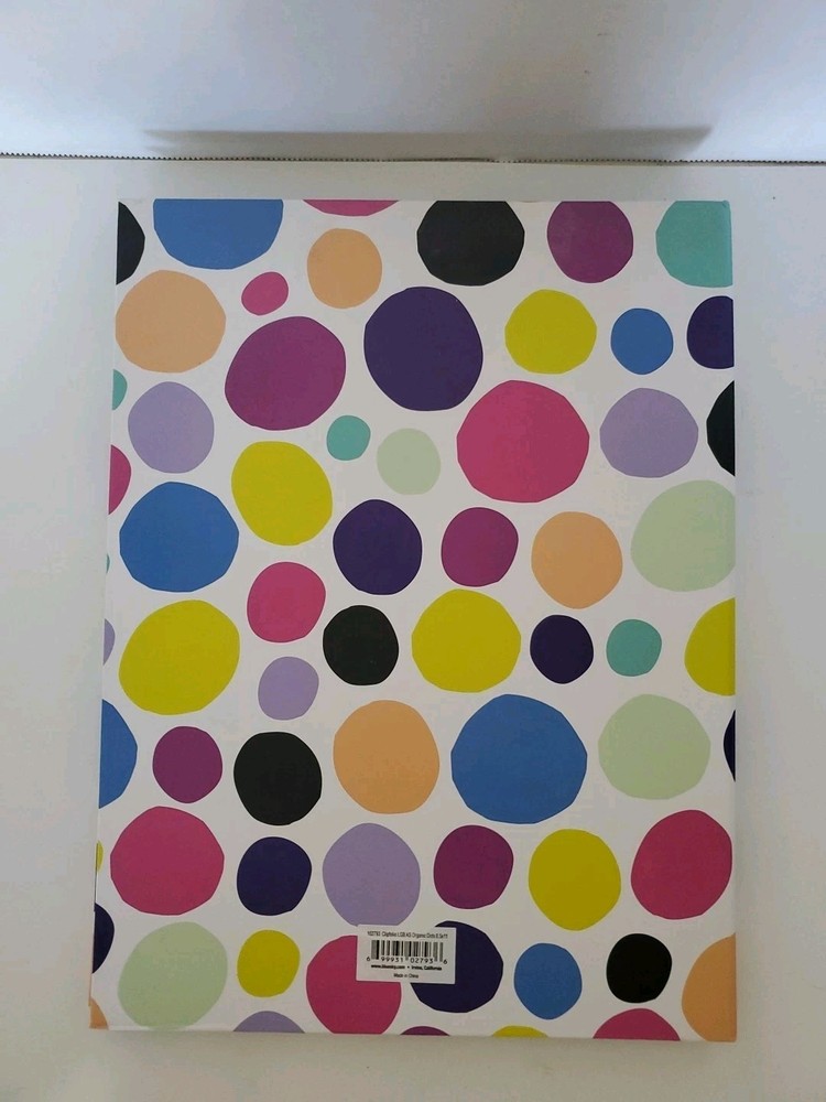 Blue Sky Clipfolio with Notepad, 8.5x11 Lined Pad Storage Pocket Refillable NEW