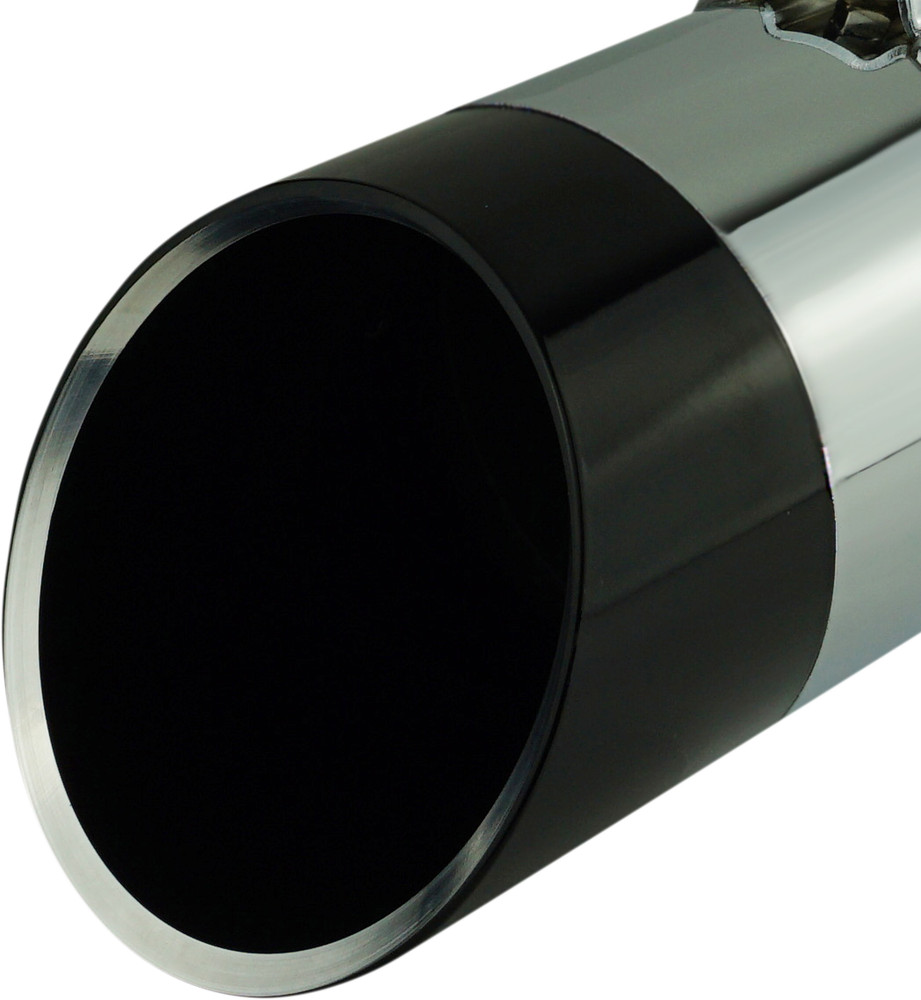 KHROME WERKS Replacement End Cap - Edge - 4-1/2" - Black 200714P