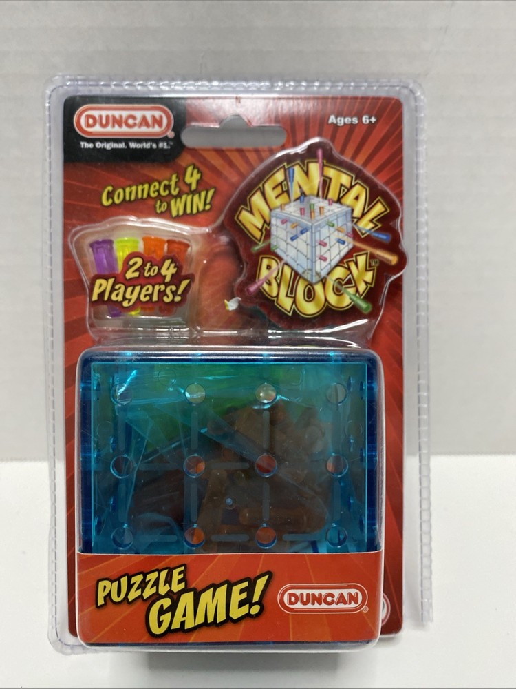 Duncan Mental Block Cube Puzzle Game logic, New.