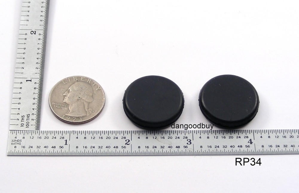 Rubber Hole Plug for 3/4" Opening - 1/16" Thick Panel -Grommet Without A Hole