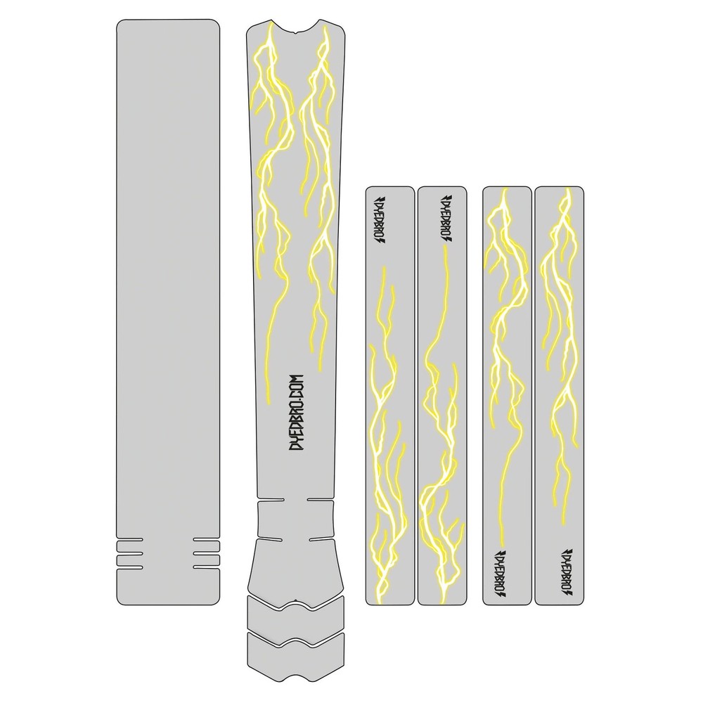 Dyed Bro Frame Protection - Lightning Yellow