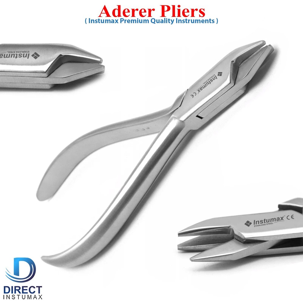 Dental Aderer Plier Three Jaw Orthodontic Tooth Wire Braces Bending Loop Forming