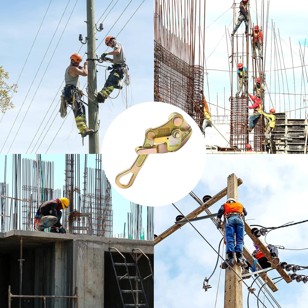 2 Ton Cable Grip Puller Wire Grip Rope Jaw Cable Puller Tool for Wire Rope, Pull