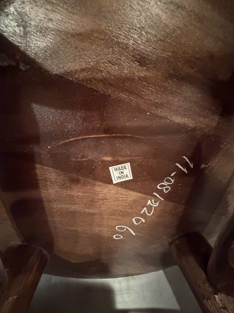 round coffee table vintage