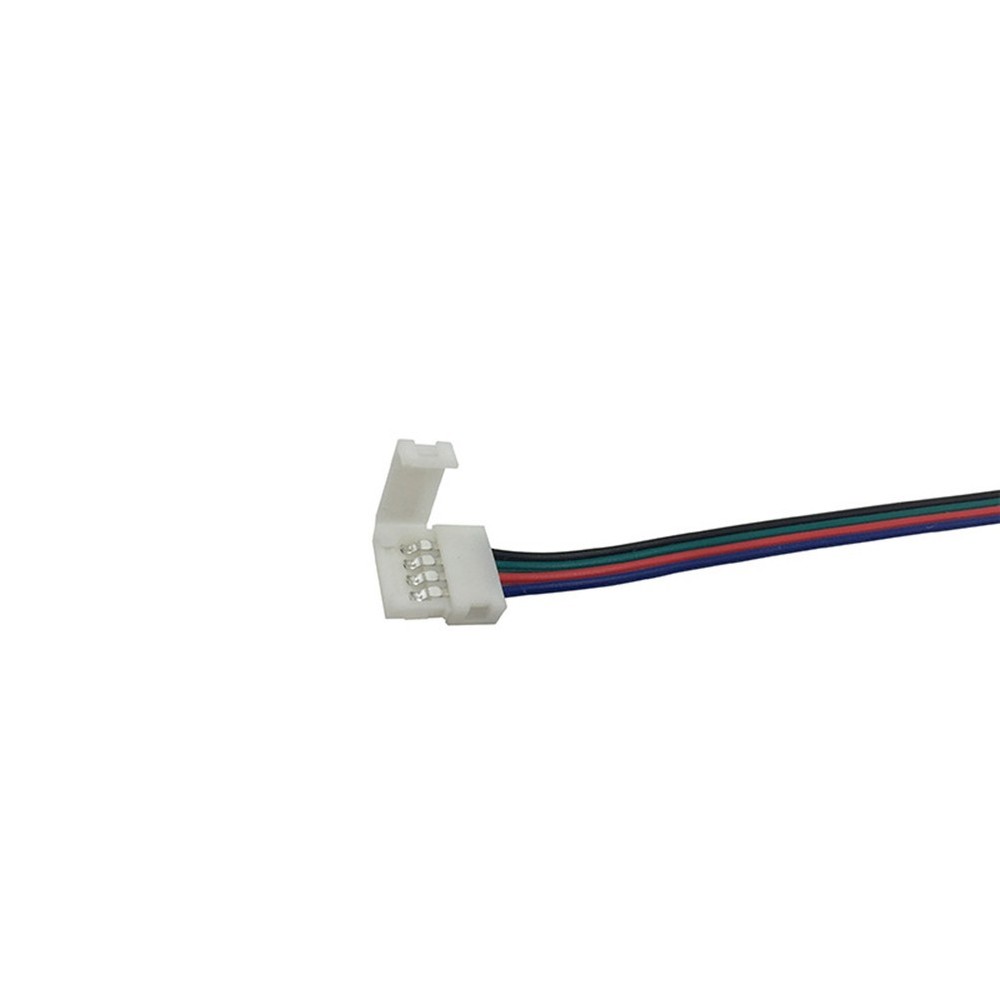 4 Pcs Power Adaptor Strip LED Light Strips Connection Cable Connector