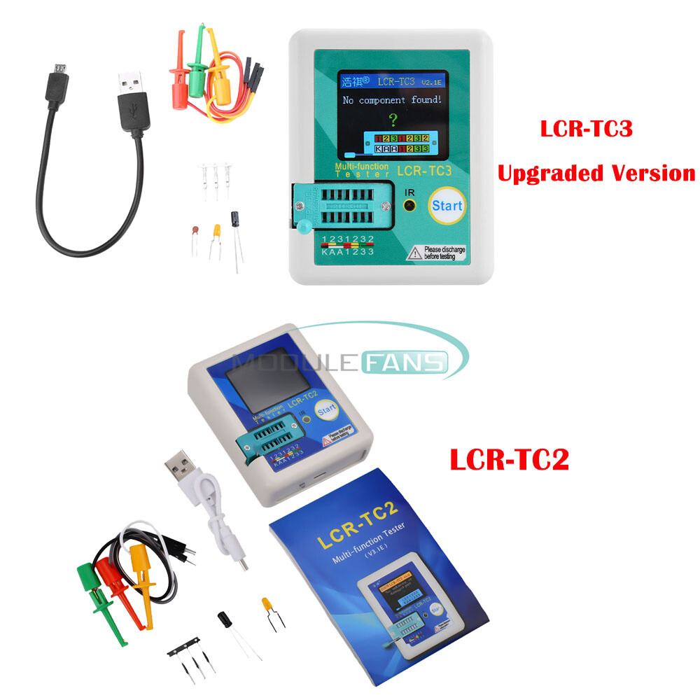 LCR-TC2 / LCR-TC3 High-precision Transistor Tester Diode Capacitance Test Meter