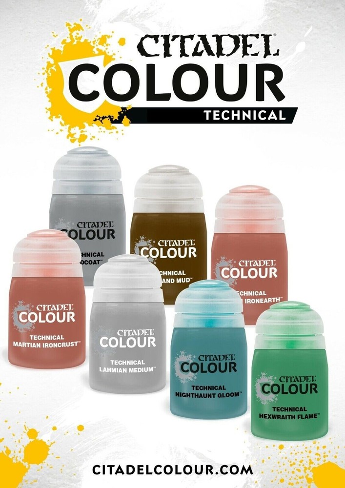 Games Workshop Citadel Technical Paints (12ml - 24ml)