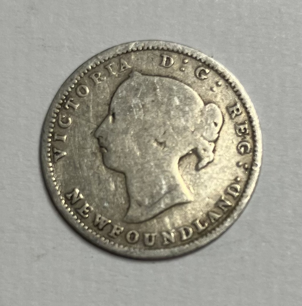1894 Newfoundland Silver 5 Cents