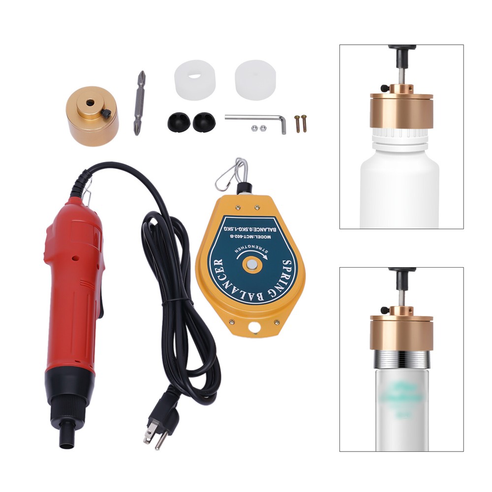 Electric Handheld Bottle Capping Machine Screw Capper Sealing Sealer Tool 110V