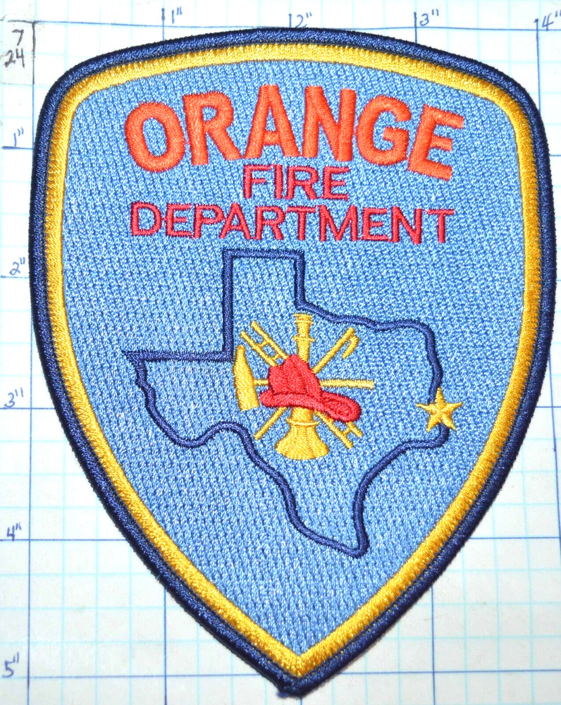 TEXAS, ORANGE FIRE DEPT PATCH