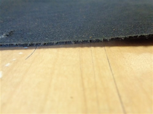 LEATHER HIDE BLACK TEXTURED 101" X 51"