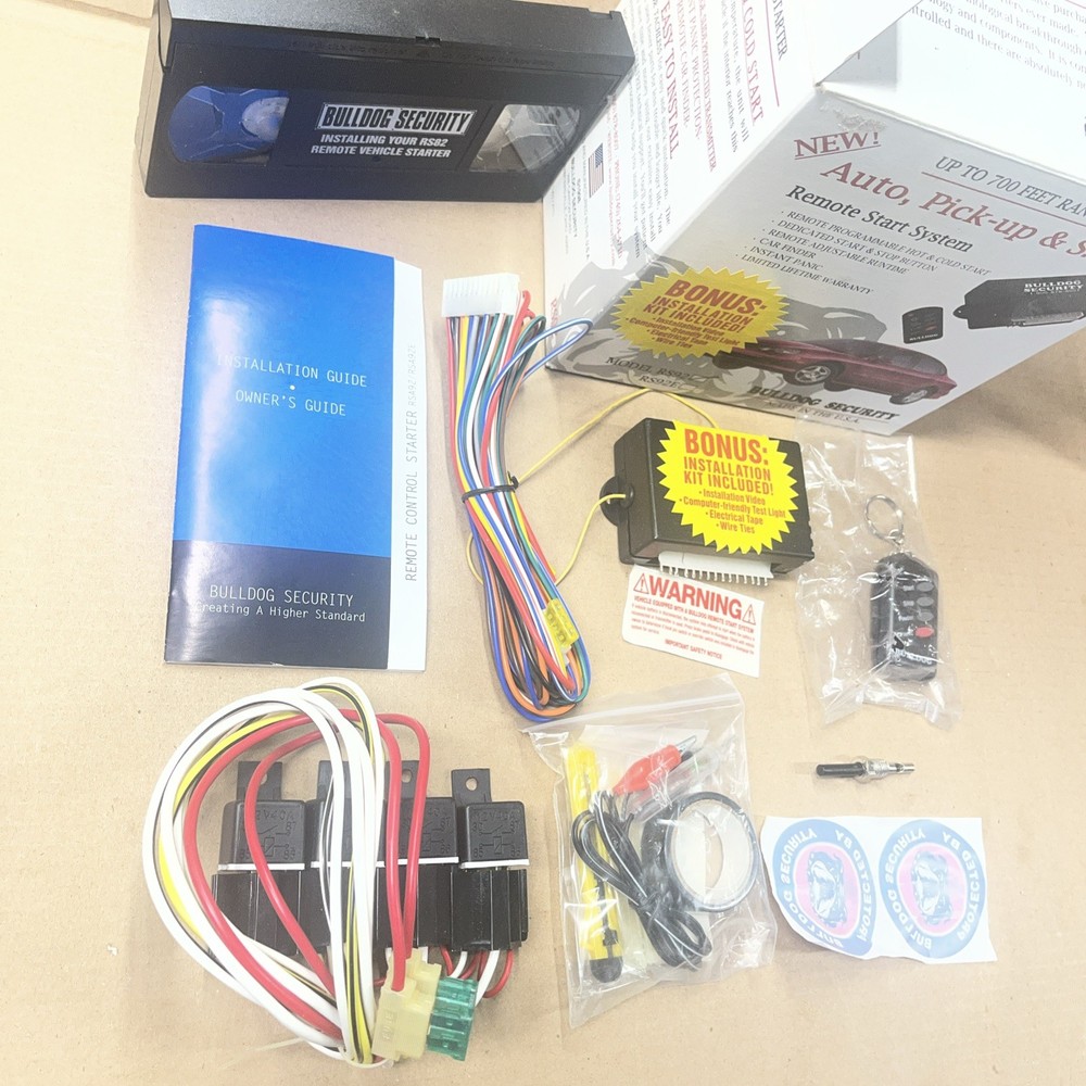 Bulldog security. remote start system kit Model. RS92