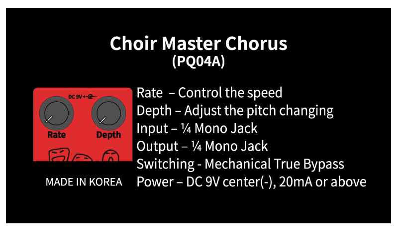 Choir Master Chorus Mini pedal (Pedal Mob Korea, 페달의 민족)