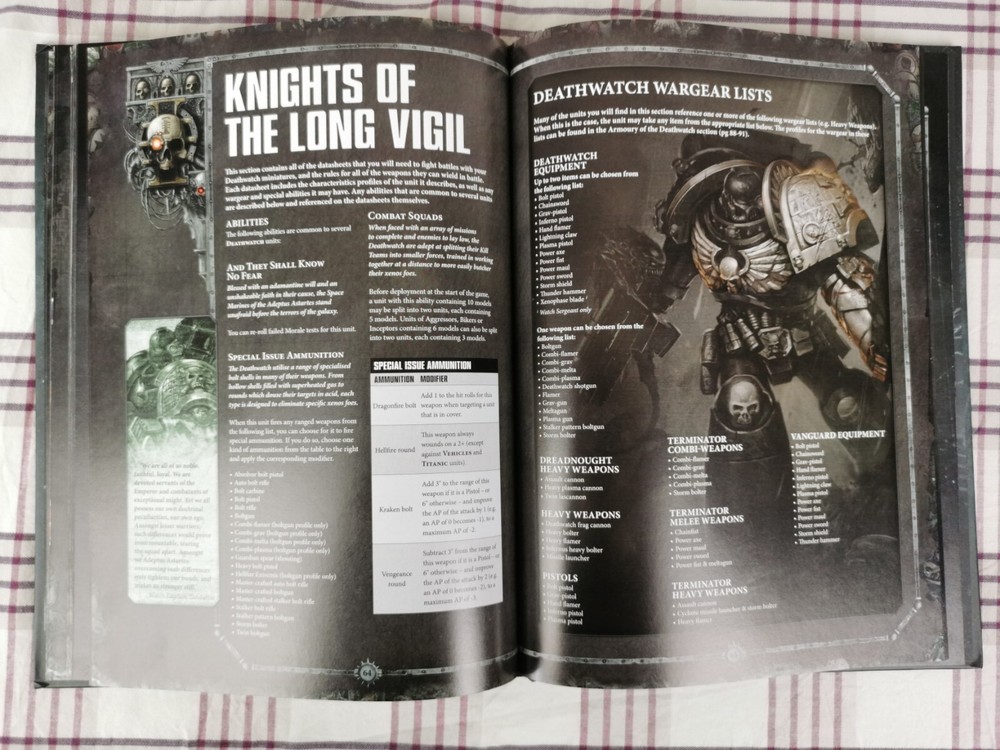 Warhammer 40,000 - Codex - Deathwatch - Book / Guide Hardback