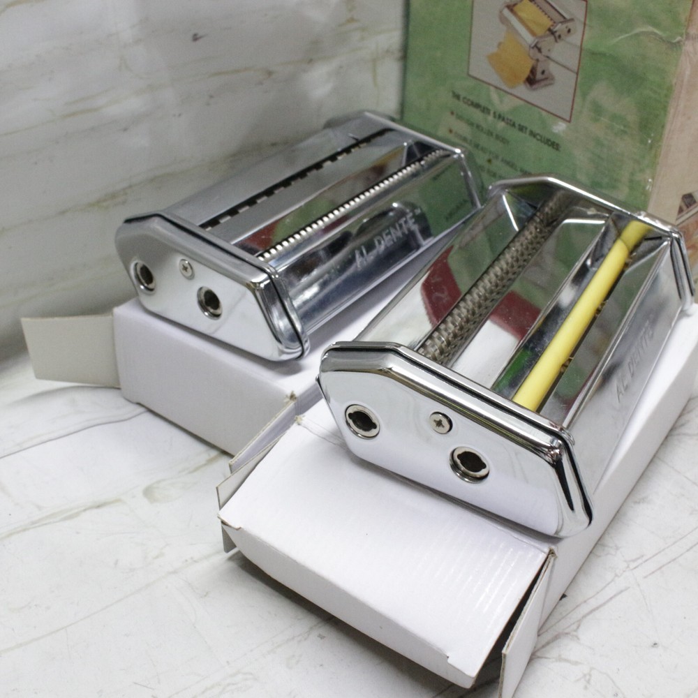 VillaWare 178 Al Dente Pasta Set Stainless Steel Rollers - Silver