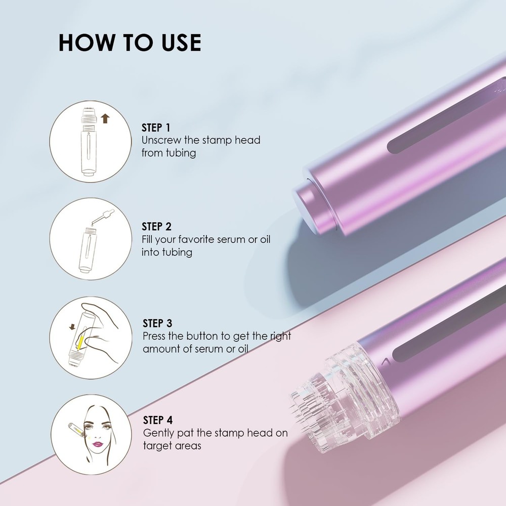 Compact Derma Roller with Micro Infusion Head: Elevate Your Skincare Routine