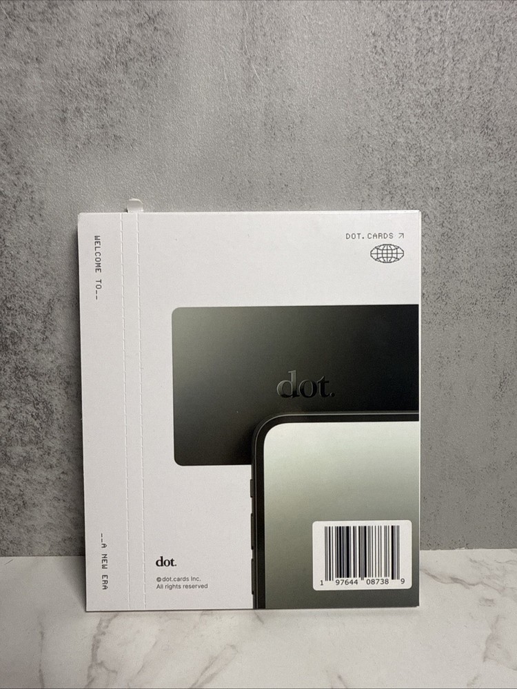 NEW Dot. Networking Card. Black