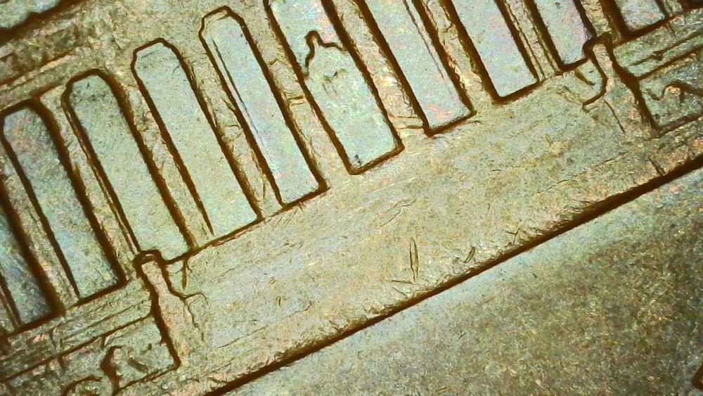 1969 D Lincoln Cent Multiple Errors: Struck thru, Tilted Collar, Dblg Columns +