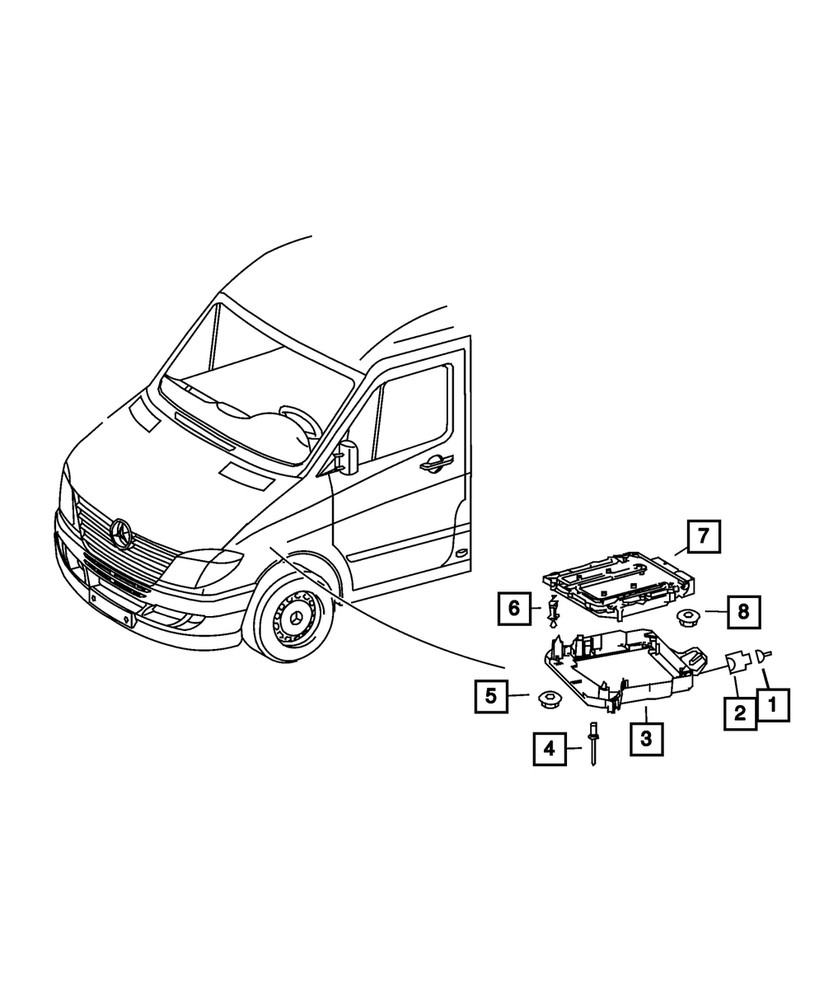 Genuine Mopar Bracket 68013397AA